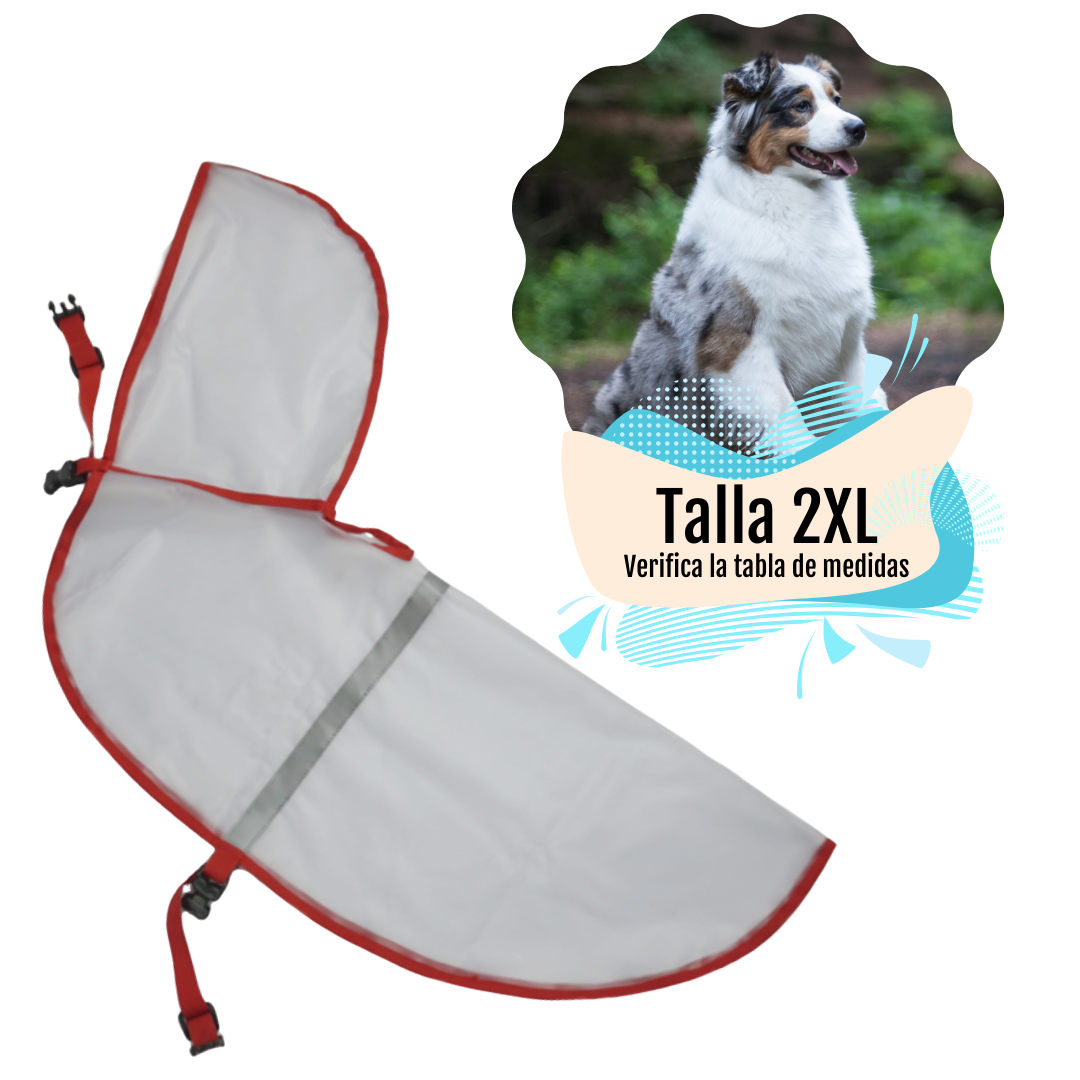 Capa Impermeable para Perro – Protección Total Bajo la Lluvia