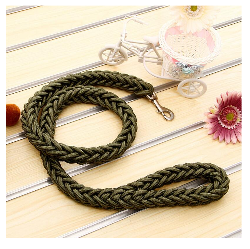 Collar y Correa Tejida Talla M – Resistencia y Estilo para tu Perro