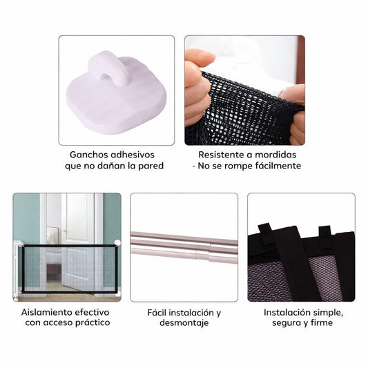 🐾 Malla de Seguridad en Nylon para Mascotas – Protección y Tranquilidad en tu Hogar