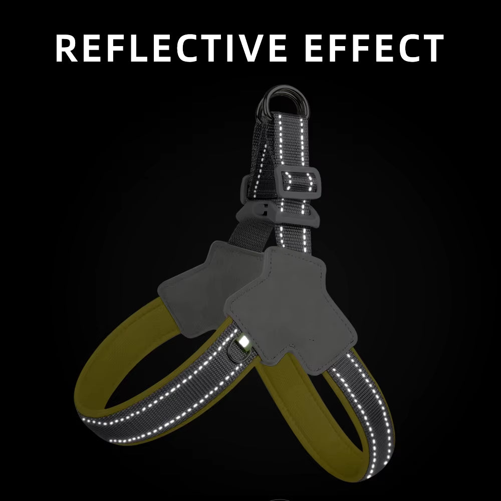 Arnés para perros reflectante, perros pequeños, medianos y gatos,