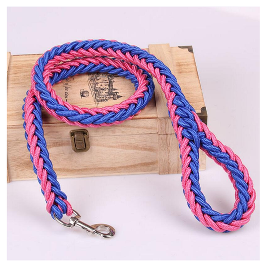 Collar y Correa Tejida Talla M – Resistencia y Estilo para tu Perro