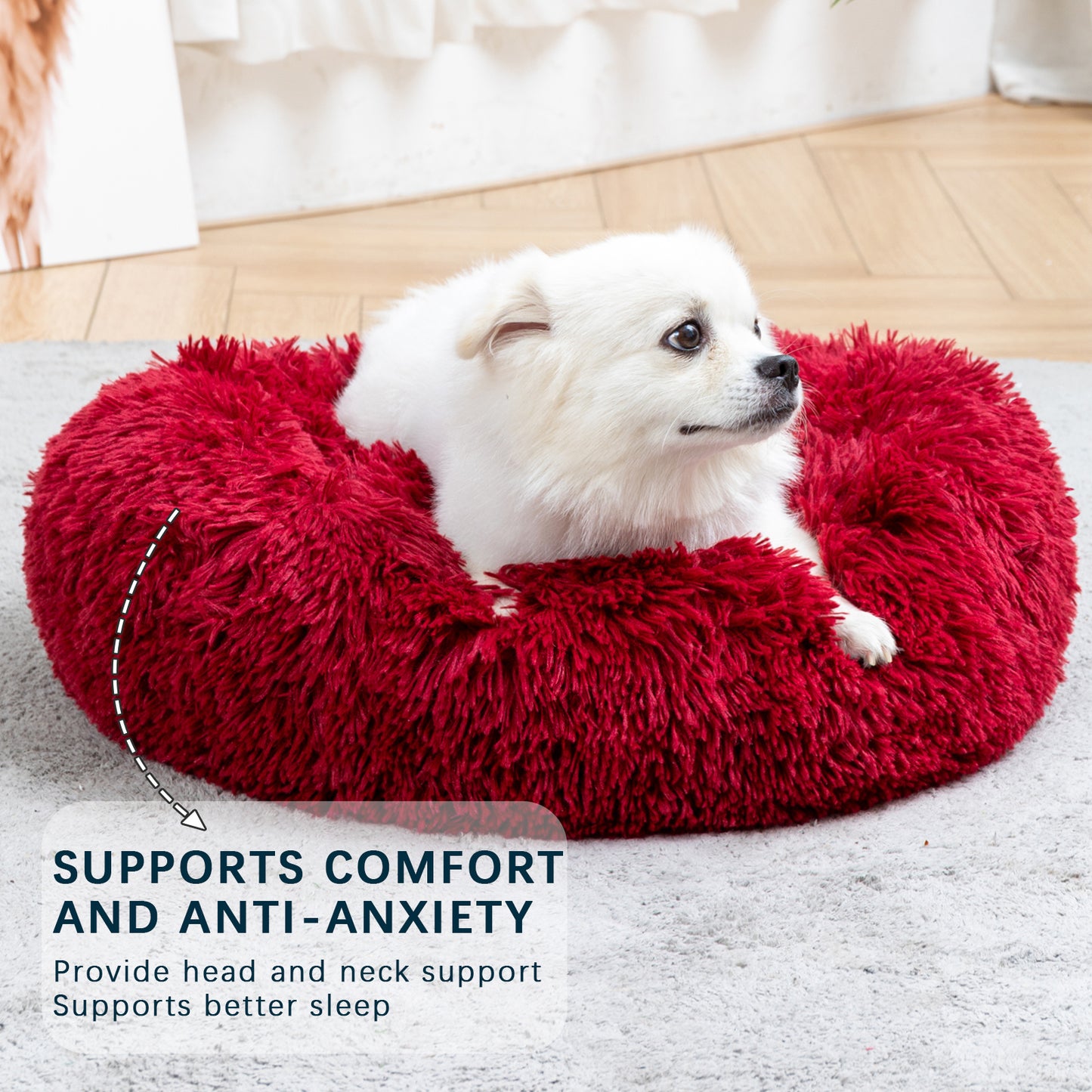 Cama para perro Donut esponjosa y cálida