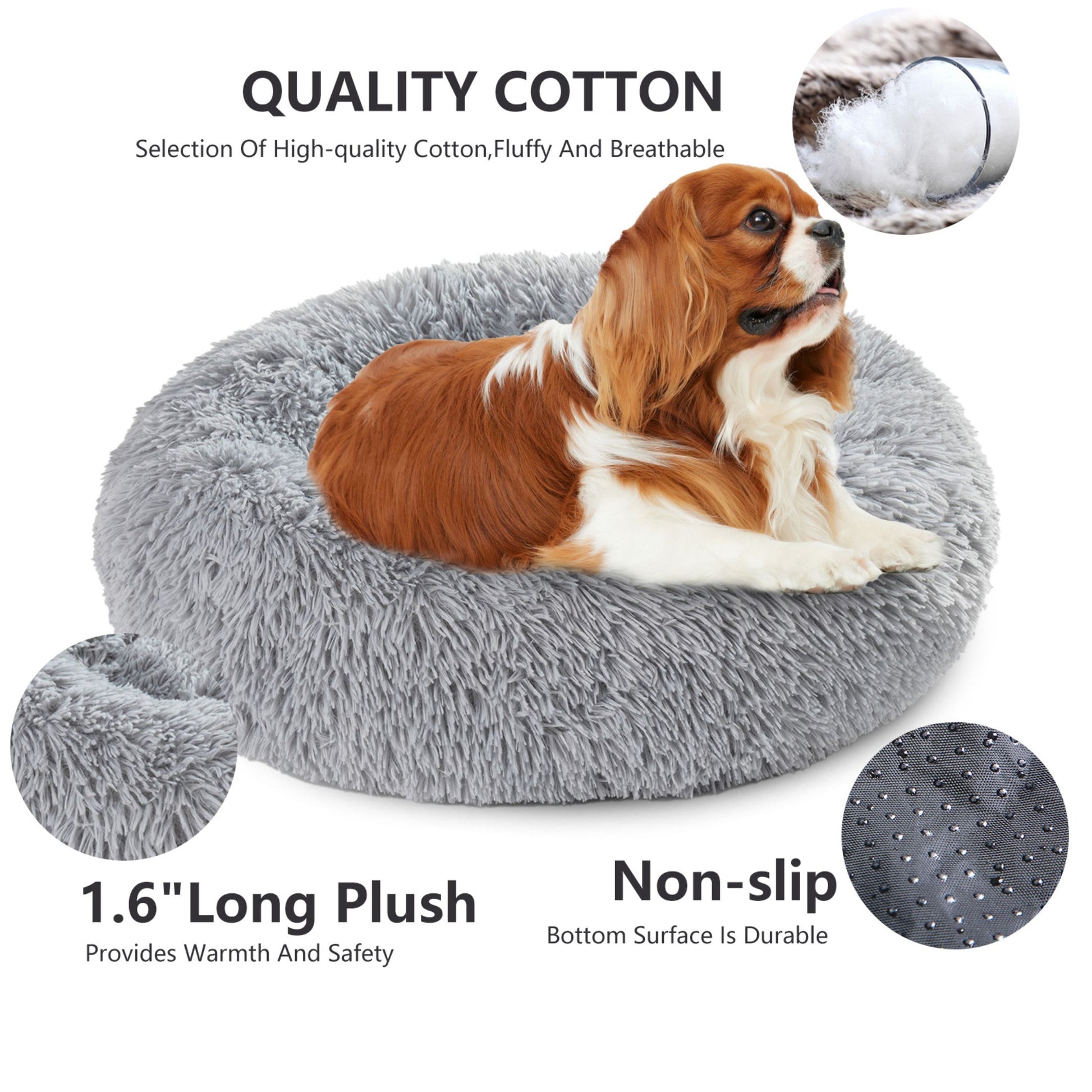 Cama para perro Donut esponjosa y cálida
