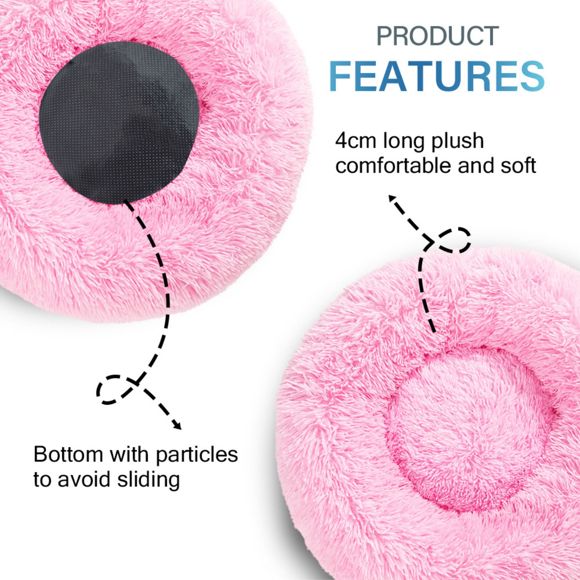 Cama para perro Donut esponjosa y cálida