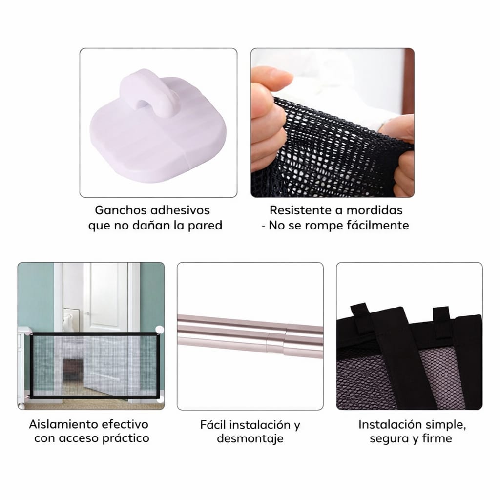 🐾 Malla de Seguridad en Nylon para Mascotas – Protección y Tranquilidad en tu Hogar