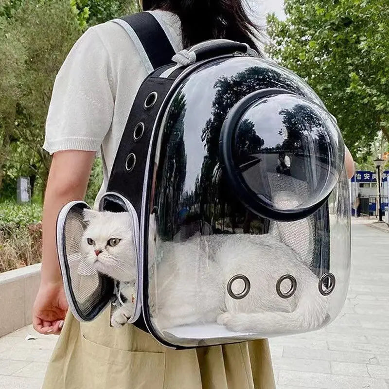 Bolsas de transporte transparentes para gatos y perros pequeños