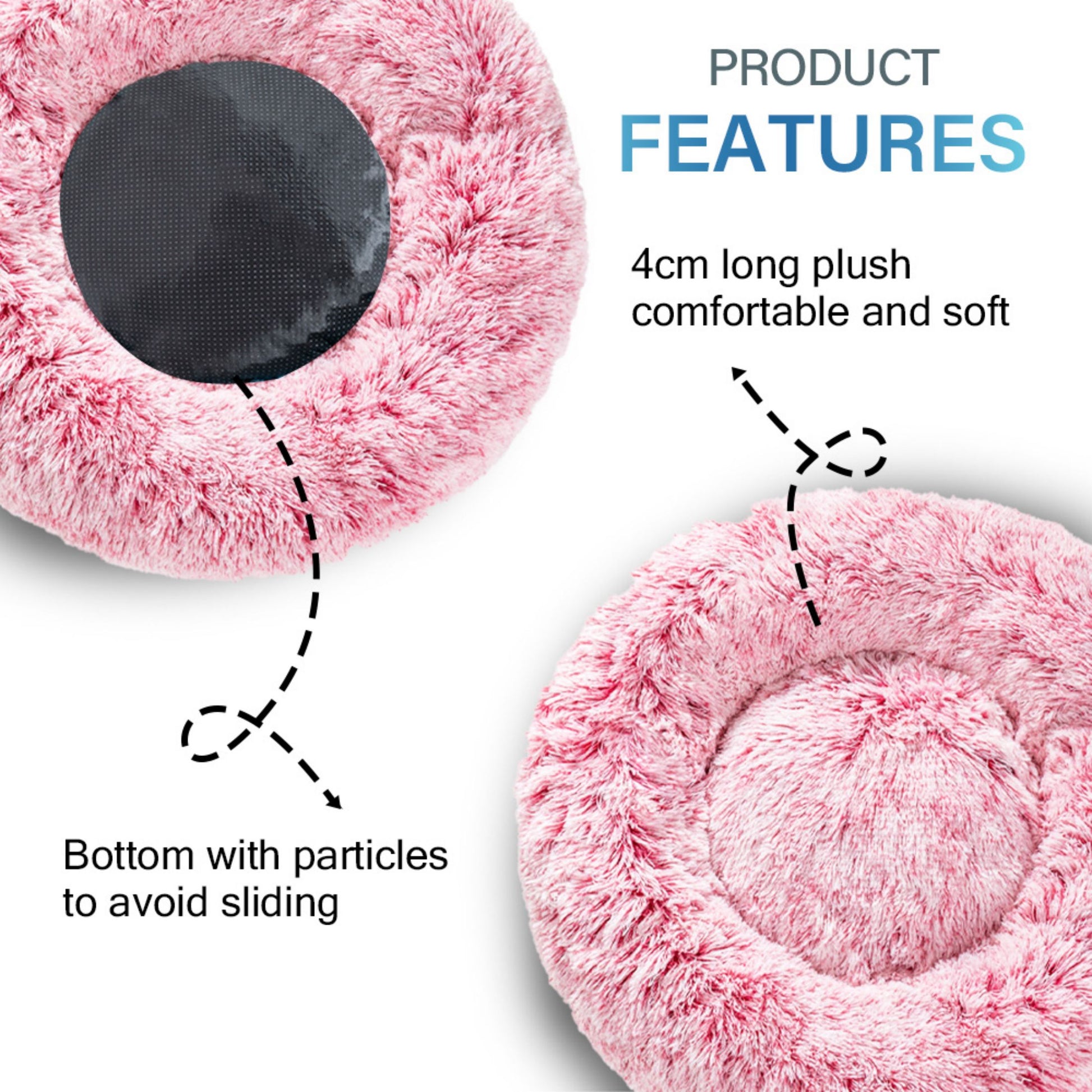 Cama para perro Donut esponjosa y cálida