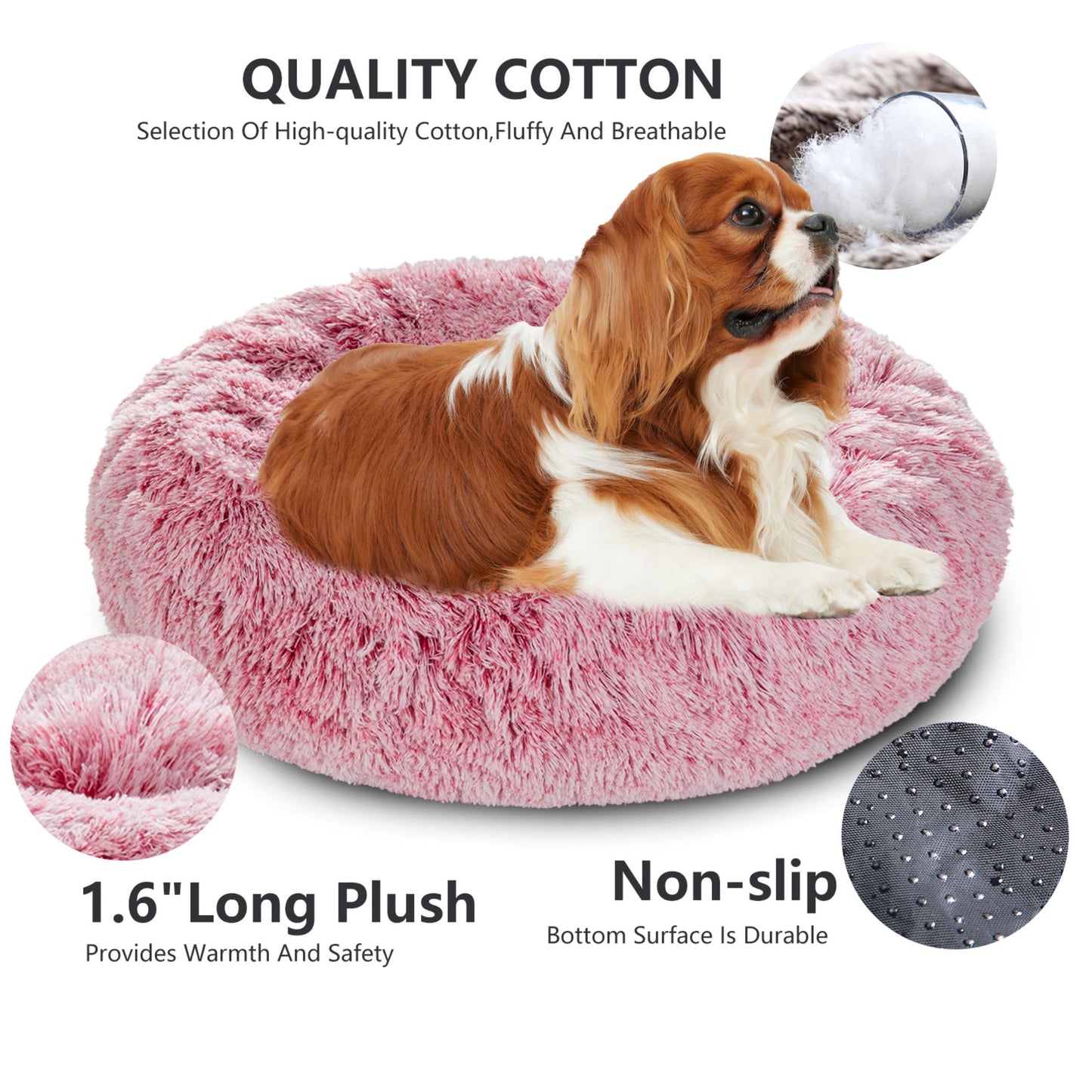 Cama para perro Donut esponjosa y cálida