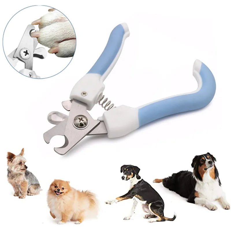  Professional Pet Nail Clipper Stainless Steel Dog Cat Nail Trimmer Labor-Saving Nail Clipper Convenient Dog Grooming Supplies Cortauñas profesional para mascotas, cortaúñas de acero inoxidable para perros y gatos